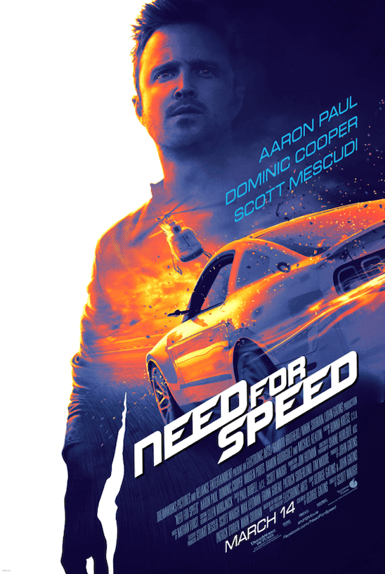 Need for Speed (2014) movie poster best car movies